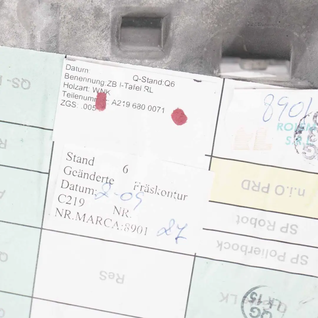 Dashboard Cover Trim Dash Center Panel Cover Wood Burr Walnut to Mercedes CLS C219 with Part number A2196800071 Mercedes CLS C219 Dashboard Cover Trim Dash Center Panel Cover Wood Burr Walnut - SKU rhd-A2196800071 - Part number A2196800071