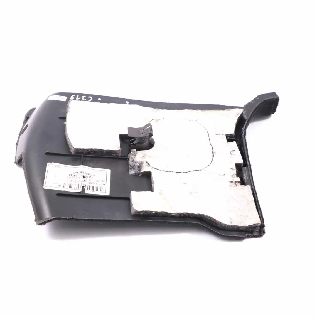 W219 Driver's Side Lower Panel Trim Cover Black to Mercedes CLS with Part number A2196800406 Mercedes CLS W219 Driver's Side Lower Panel Trim Cover Black - SKU rhd-A2196800406 - Part number A2196800406