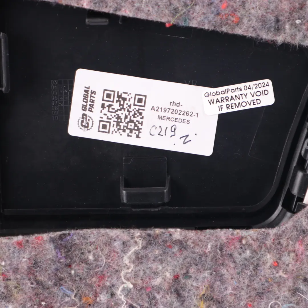  Door Card Mercedes W219 Front Right O/S Door Trim Panel Cover Leather Black - SKU rhd-A2197202262-1 - Part number A2197202262