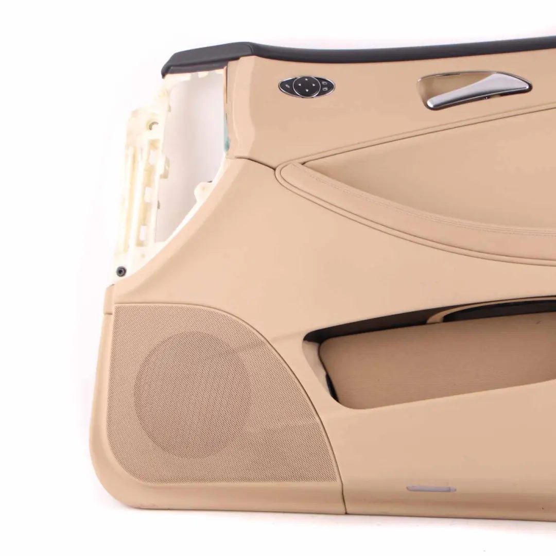 Door Card Mercedes W219 Front Right O/S Door Trim Panel Cover Leather Brown to with Part number A2197202262 Door Card Mercedes W219 Front Right O/S Door Trim Panel Cover Leather Brown - SKU rhd-A2197202262 - Part number A2197202262