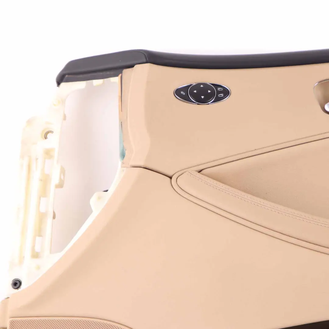 Door Card Mercedes W219 Front Right O/S Door Trim Panel Cover Leather Brown to with Part number A2197202262 Door Card Mercedes W219 Front Right O/S Door Trim Panel Cover Leather Brown - SKU rhd-A2197202262 - Part number A2197202262