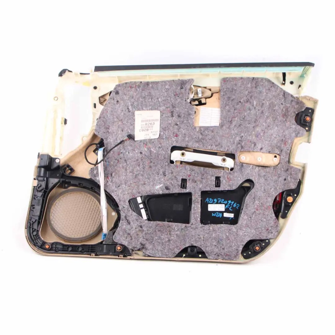 Door Card Mercedes W219 Front Left N/S Door Trim Panel Cover Leather Brown to with Part number A2197209162 Door Card Mercedes W219 Front Left N/S Door Trim Panel Cover Leather Brown - SKU rhd-A2197209162 - Part number A2197209162