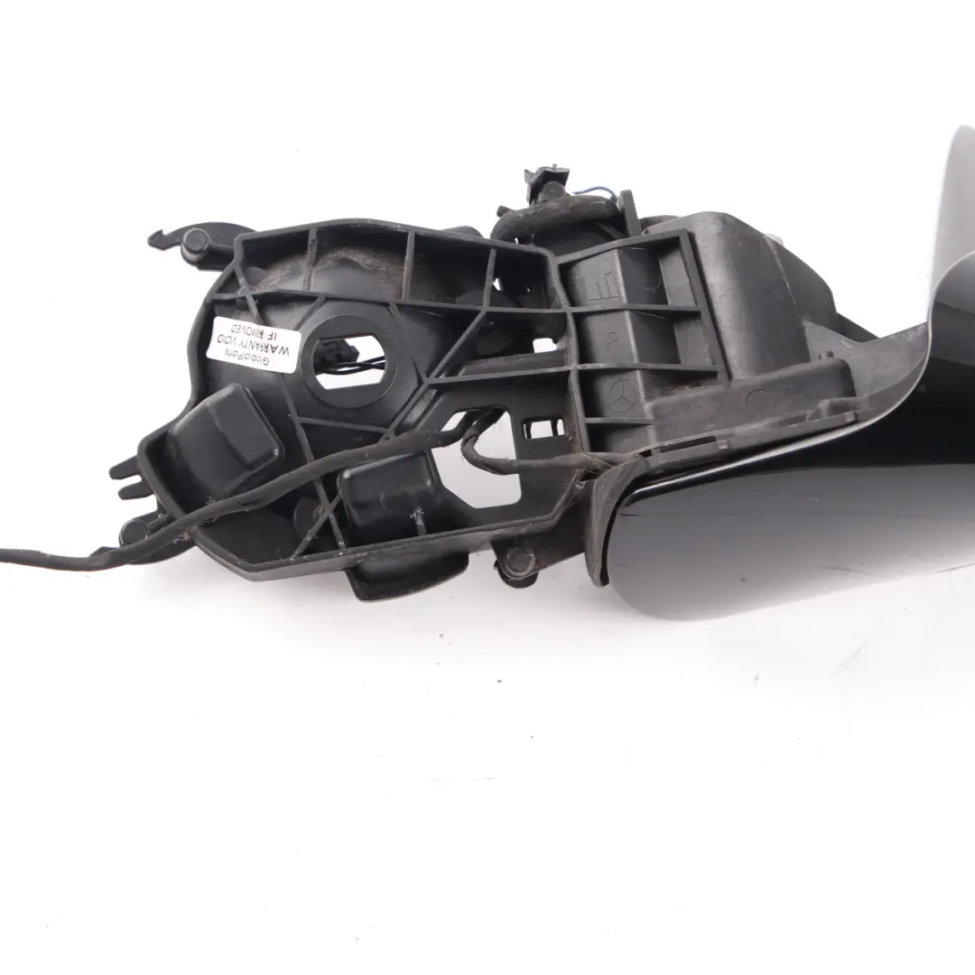 Mercedes CLS W219 Wing Mirror Base Support Door Right O/S Obsidian Black - 197 - SKU rhd-A2198100215-OB - Part number A2198100215