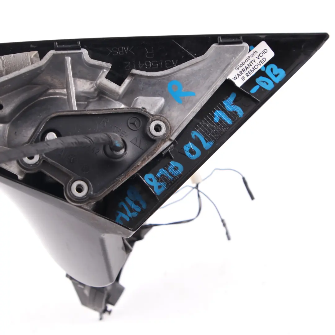 W219 Wing Mirror Base Support Door Right O/S Obsidian Black - 197 to Mercedes CLS with Part number A2198100215 Mercedes CLS W219 Wing Mirror Base Support Door Right O/S Obsidian Black - 197 - SKU rhd-A2198100215-OB - Part number A2198100215
