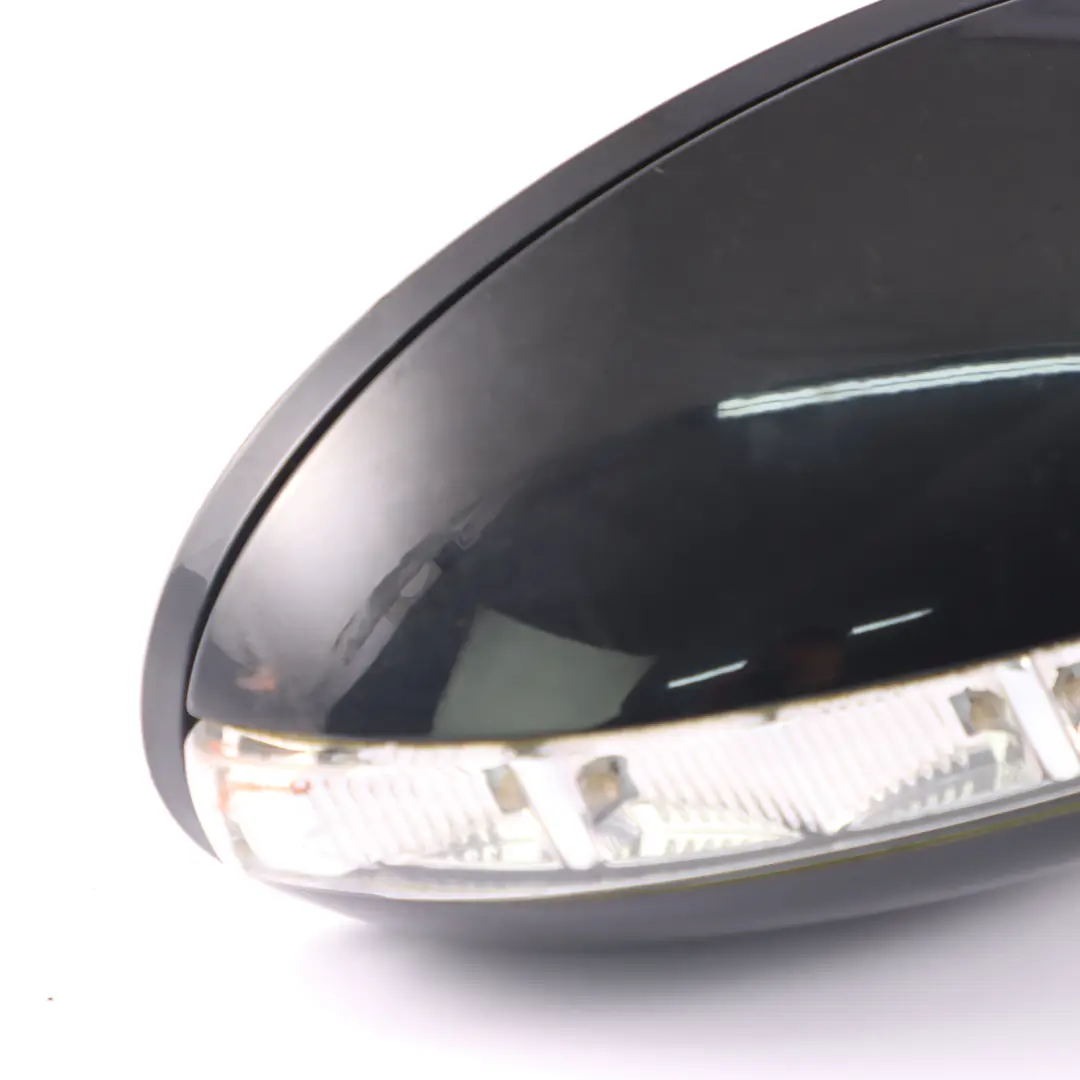 Mercedes CLS C219 Wing Mirror Door Right O/S Power Fold Obsidian Black - 197 - SKU rhd-A2198100876-OB - Part number A2198100876