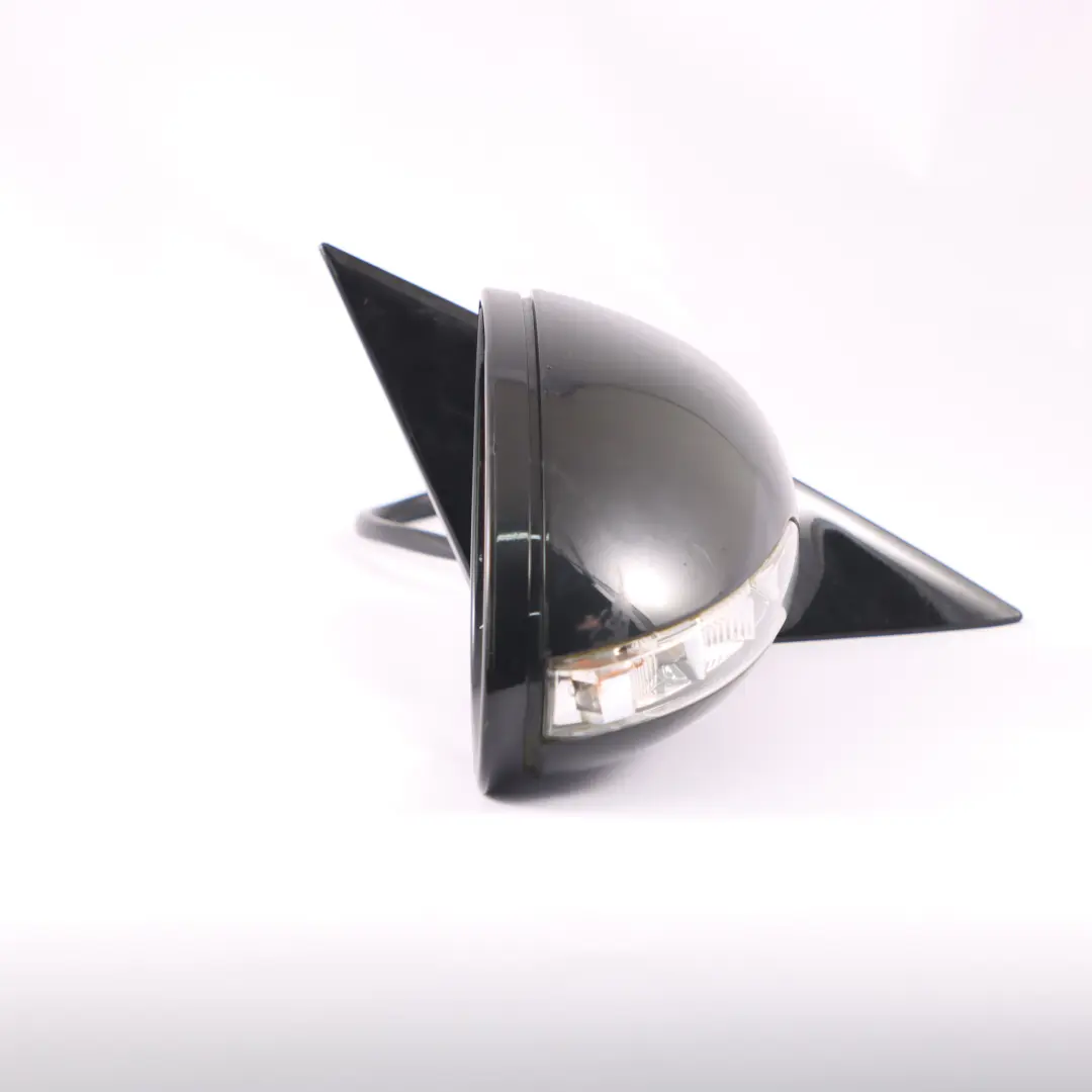 Mercedes CLS C219 Wing Mirror Door Right O/S Power Fold Obsidian Black - 197 - SKU rhd-A2198100876-OB - Part number A2198100876