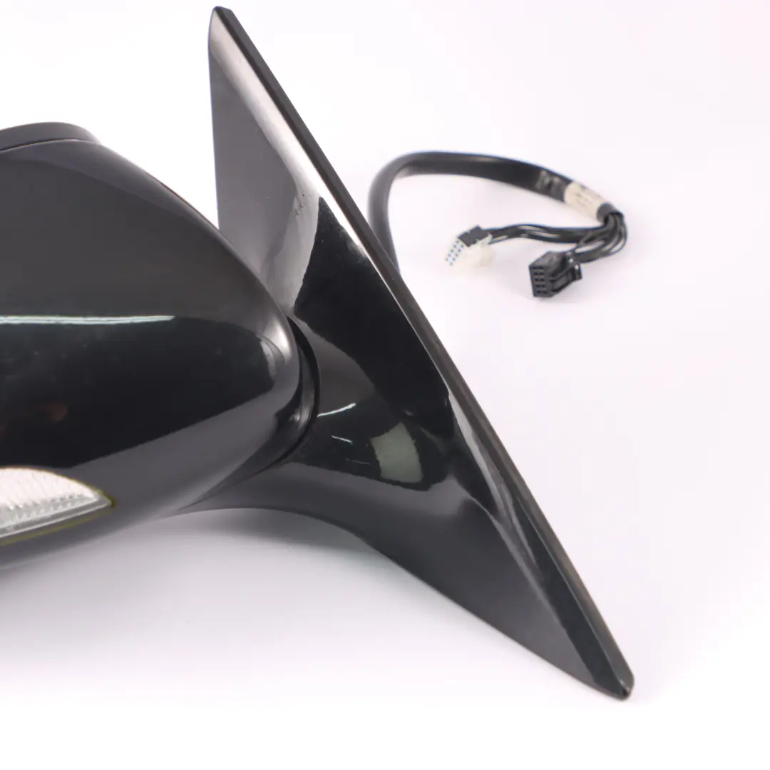 Mercedes CLS C219 Wing Mirror Door Right O/S Power Fold Obsidian Black - 197 - SKU rhd-A2198100876-OB - Part number A2198100876