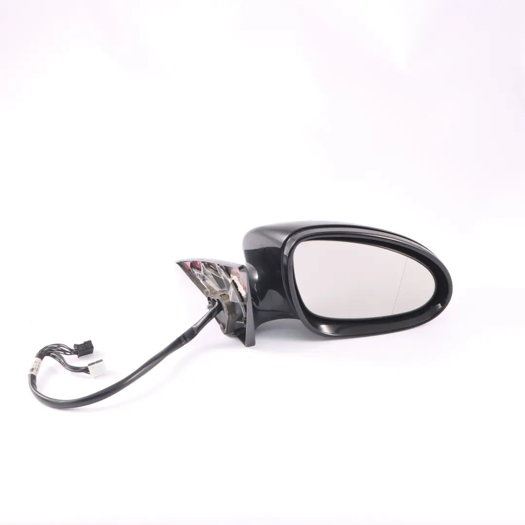 Mercedes CLS C219 Wing Mirror Door Right O/S Power Fold Obsidian Black - 197 - SKU rhd-A2198100876-OB - Part number A2198100876