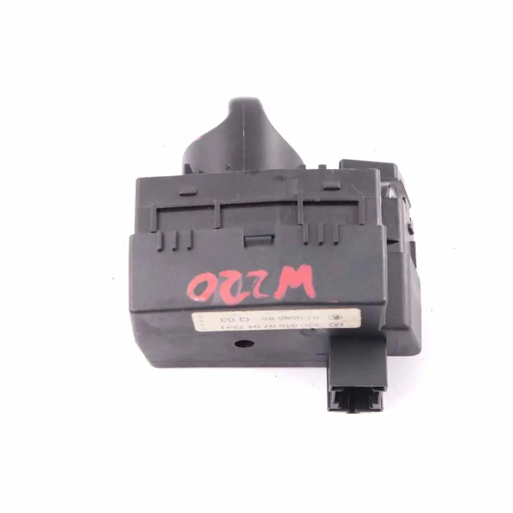 Mercedes-Benz S-Class W220 Headlight Control Switch Unit Button to with Part number A2205450704 Mercedes-Benz S-Class W220 Headlight Control Switch Unit Button - SKU rhd-A2205450704 - Part number A2205450704