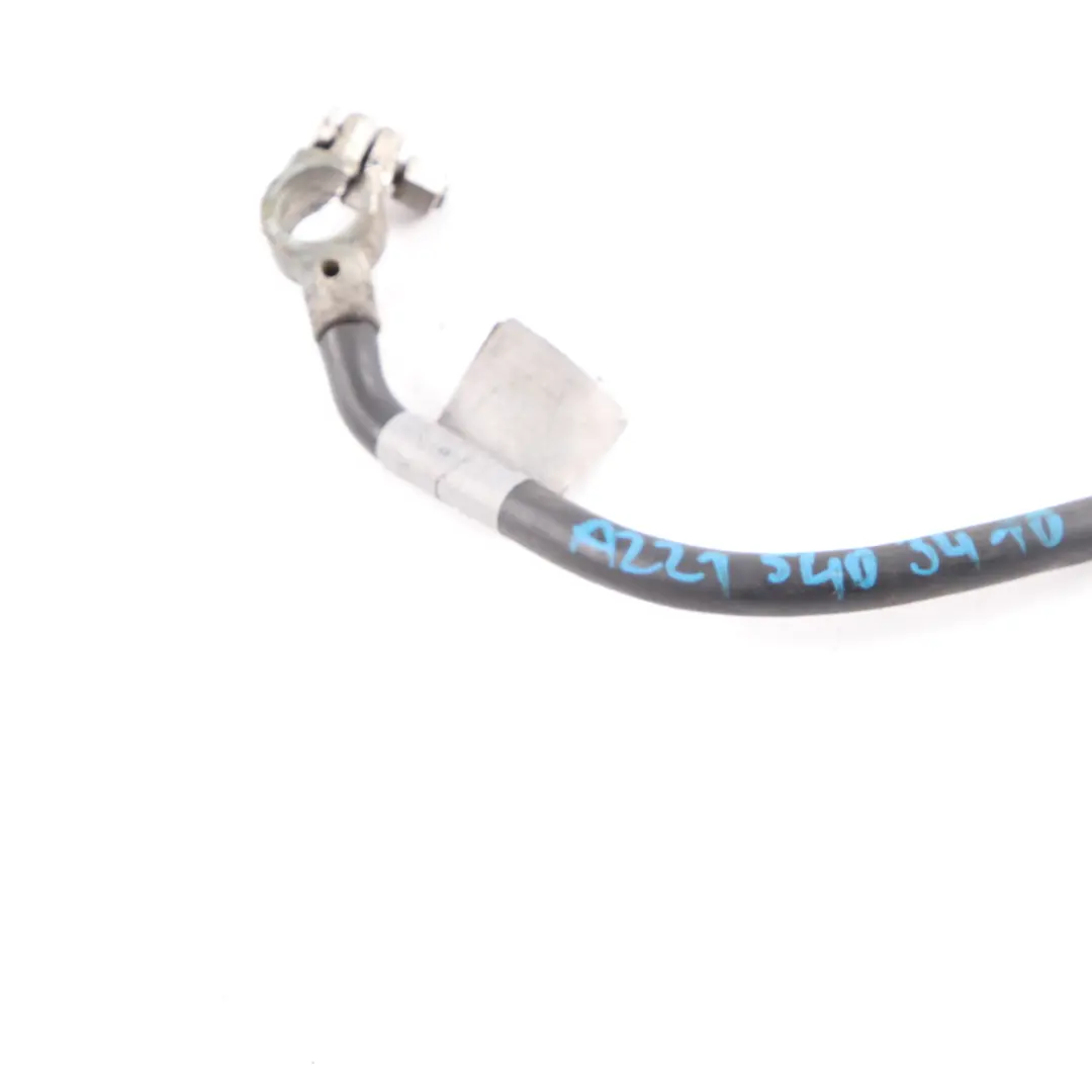 Negative Battery Terminal Cable Wiring Lead to Mercedes W221 with Part number A2215403410 Mercedes W221 Negative Battery Terminal Cable Wiring Lead - SKU rhd-A2215403410 - Part number A2215403410