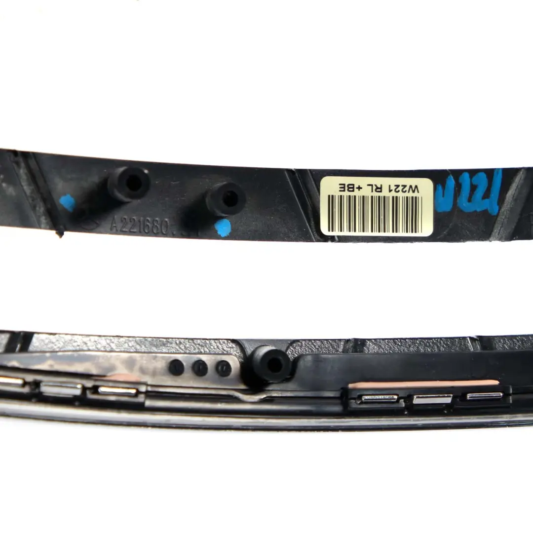 Mercedes-Benz W221 Central Dashboard Panel Cover Trim Black Ambient to with Part number A2216800793 Mercedes-Benz W221 Central Dashboard Panel Cover Trim Black Ambient - SKU rhd-A2216800793 - Part number A2216800793