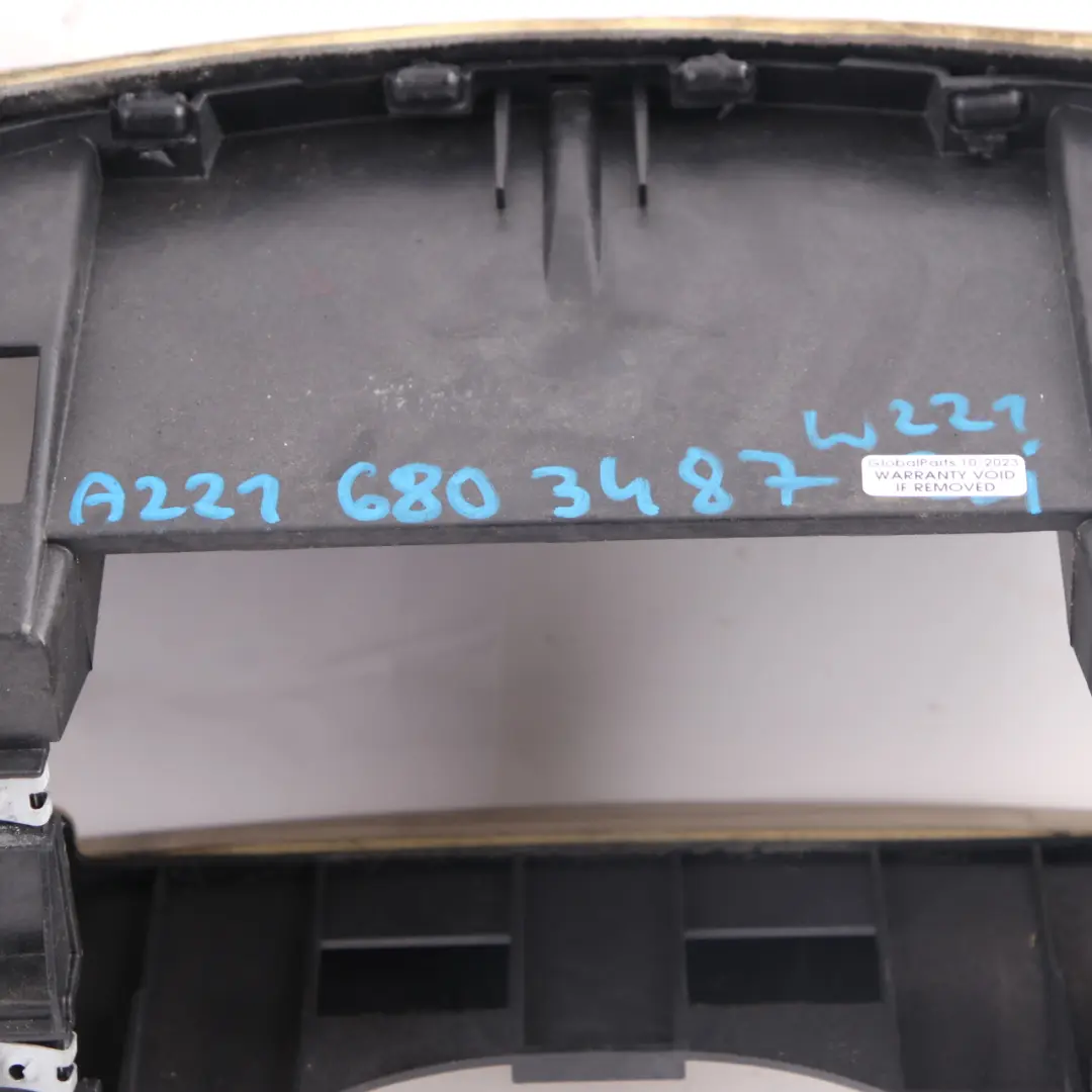 Mercedes W221 Dashboard Dash Instrument Panel Trim Covering Beige - SKU rhd-A2216803487 - Part number A2216803487