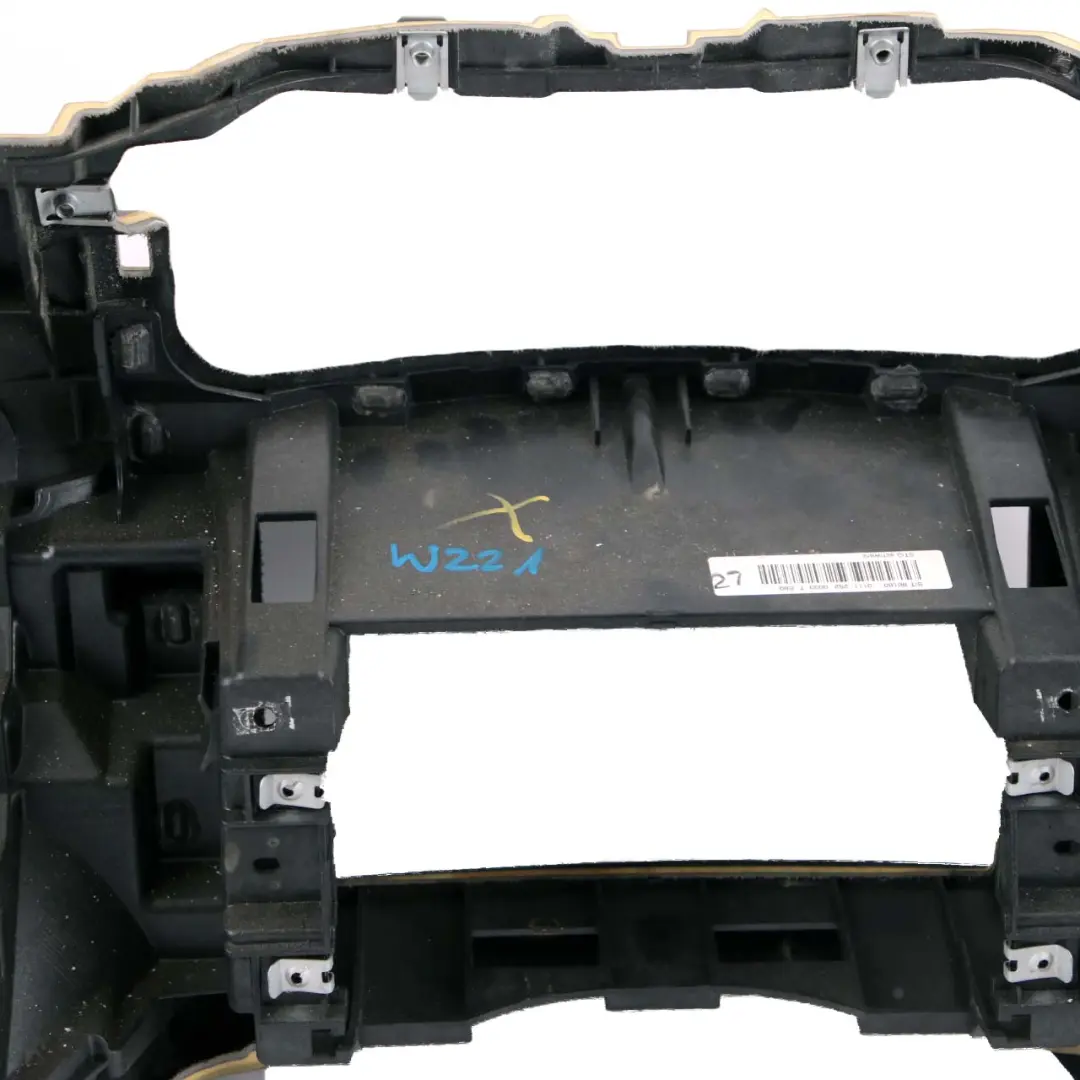 Mercedes-Benz S-Class W221 Dashboard Dash Fascia Assembly Trim Panel Covering to with Part number A2216806487 Mercedes-Benz S-Class W221 Dashboard Dash Fascia Assembly Trim Panel Covering - SKU rhd-A2216806487 - Part number A2216806487