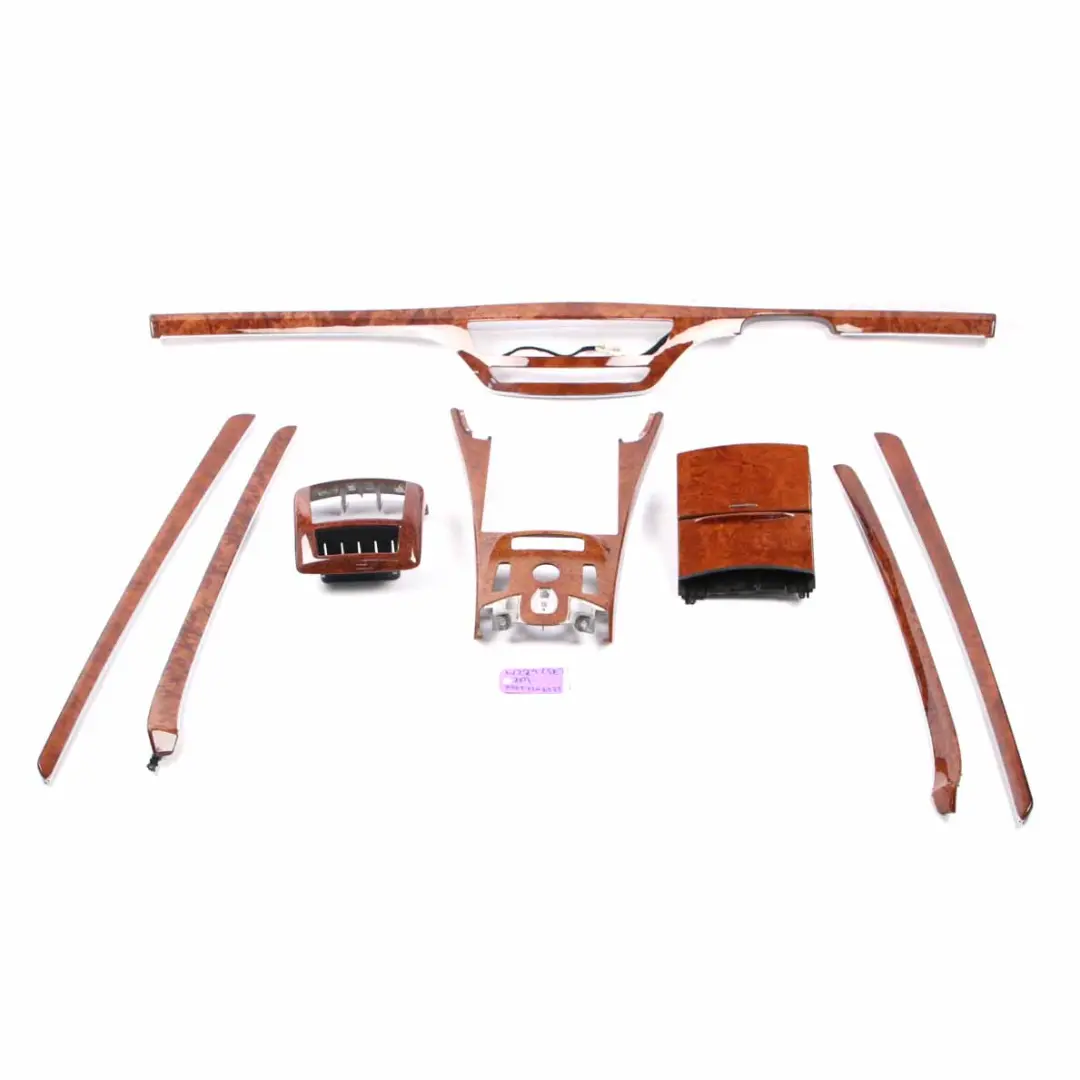  Trim Strip Set Mercedes W221 Interior Wood Dashboard Console Door Trim Strip Set - SKU rhd-A2216808271 - Part number A2216808271