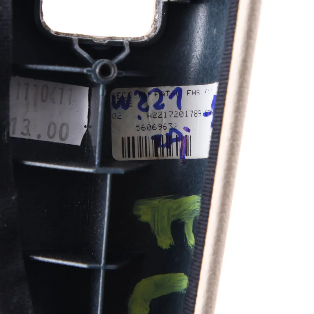 Mercedes W221 Window Lifter Switch Trim Cover Front Left N/S Beige - SKU rhd-A2217201789-1 - Part number A2217201789