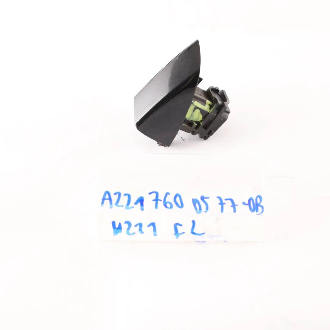  Handle Cover Mercedes W216 W221 Front Left Door N/S Grab Cap Obsidian Black 197 - SKU rhd-A2217600577-OB - Part number A2217600577