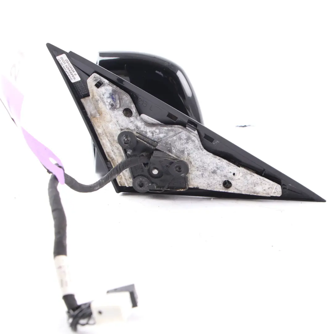  Mercedes-Benz S W221 Auto Dip Left Wing Door Mirror Blind Spot Obsidian Black - SKU rhd-A2218101776-OB - Part number A2218101776