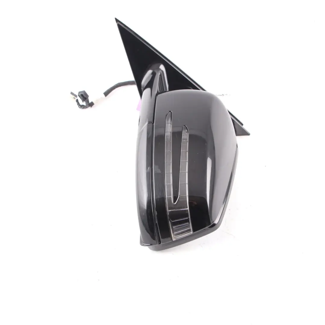  Mercedes-Benz S W221 Auto Dip Left Wing Door Mirror Blind Spot Obsidian Black - SKU rhd-A2218101776-OB - Part number A2218101776