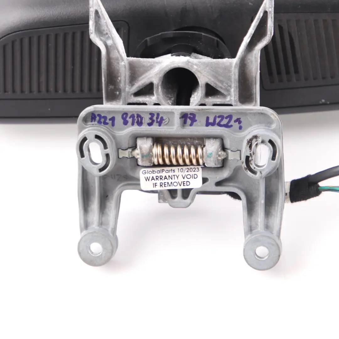 Mercedes W221 Rear View Mirror Interior Mirror Black Auto Dip - SKU rhd-A2218103417 - Part number A2218103417