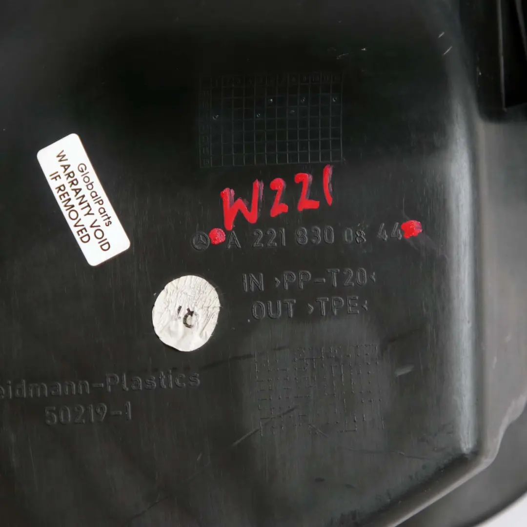 Water Duct Channel Housing Trim Panel to Mercedes W221 Air with Part number A2218300844 Mercedes W221 Air Water Duct Channel Housing Trim Panel - SKU RHD-A2218300844 - Part number A2218300844