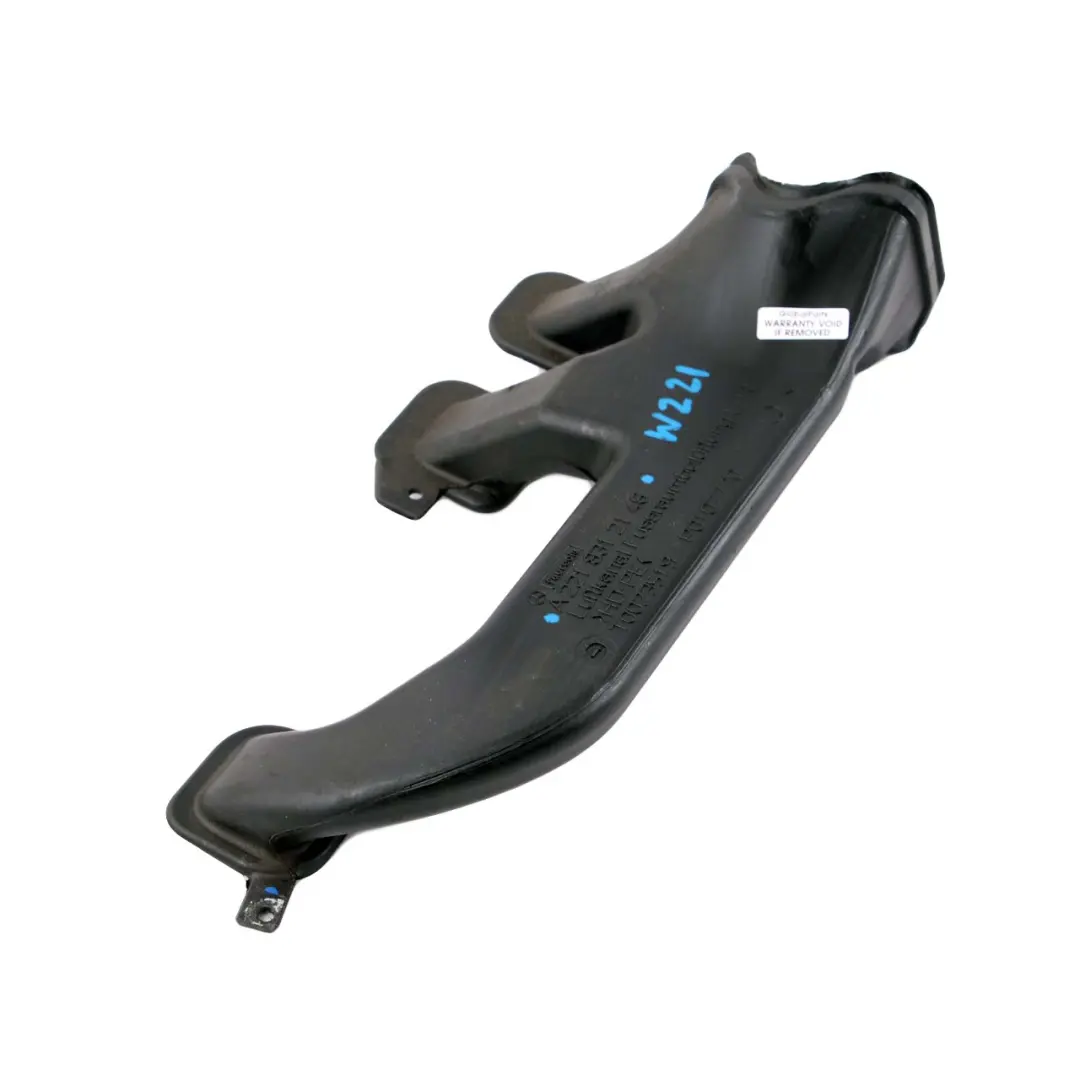 Mercedes-Benz S W221 Air Duct Vent Pipe Guide Channel Front Left N/S to with Part number A2218312146 Mercedes-Benz S W221 Air Duct Vent Pipe Guide Channel Front Left N/S - SKU rhd-A2218312146 - Part number A2218312146