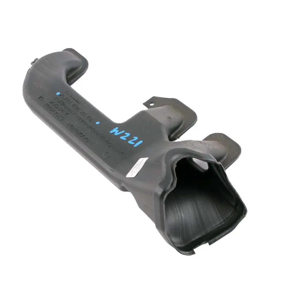 Mercedes-Benz S W221 Air Duct Vent Pipe Guide Channel Front Left N/S to with Part number A2218312146 Mercedes-Benz S W221 Air Duct Vent Pipe Guide Channel Front Left N/S - SKU rhd-A2218312146 - Part number A2218312146