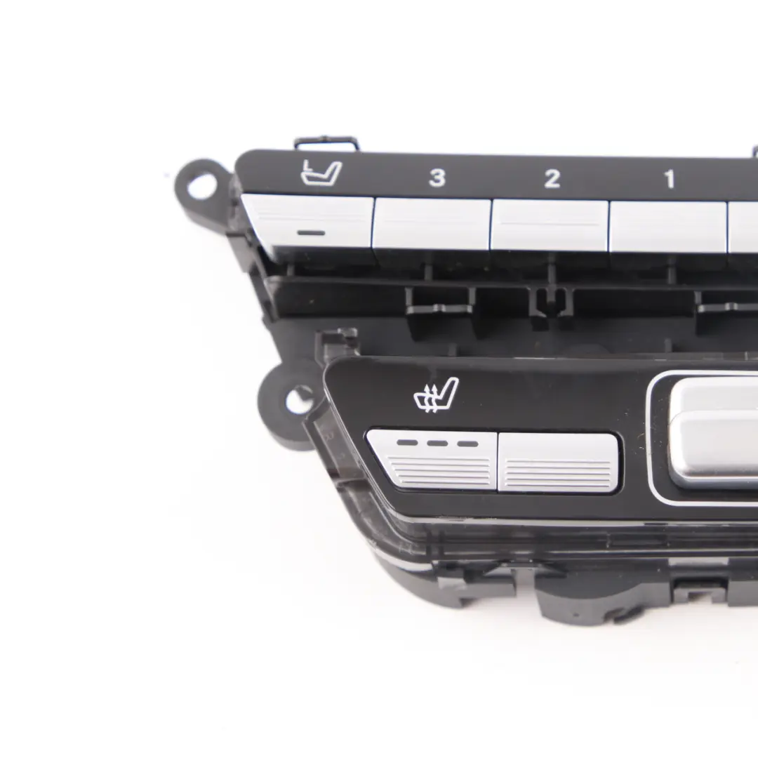 Switch Panel Adjust Front Right O/S Memory Heated to Mercedes W221 Seat with Part number A2218702179 Mercedes W221 Seat Switch Panel Adjust Front Right O/S Memory Heated - SKU rhd-A2218702179 - Part number A2218702179