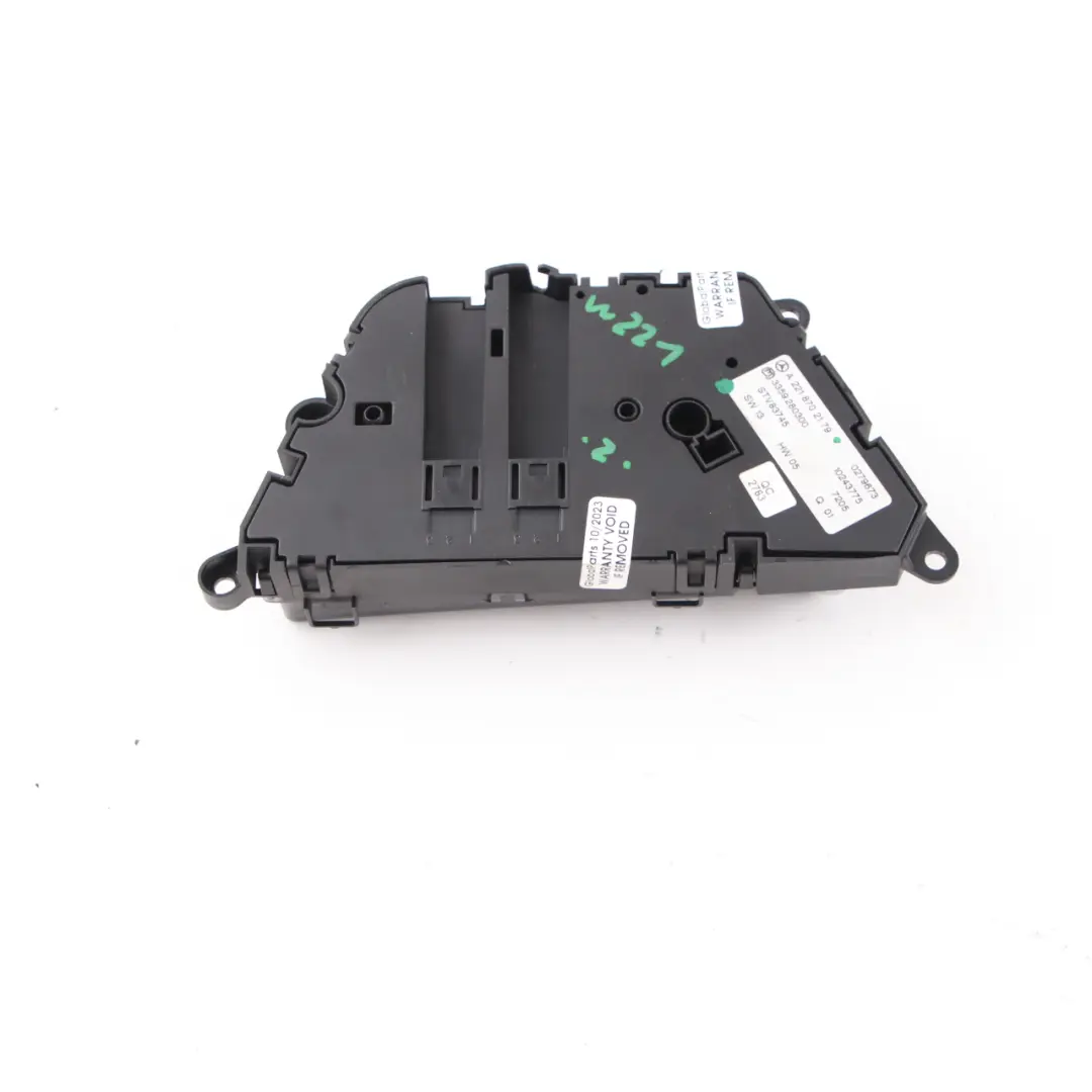 Mercedes W221 Seat Switch Panel Adjust Front Right O/S Memory Heated - SKU rhd-A2218702179 - Part number A2218702179