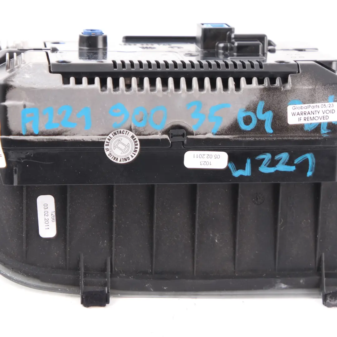  Display Screen Mercedes W221 W216 Monitor Information Dash Dashboard - SKU rhd-A2219003504 - Part number A2219003504