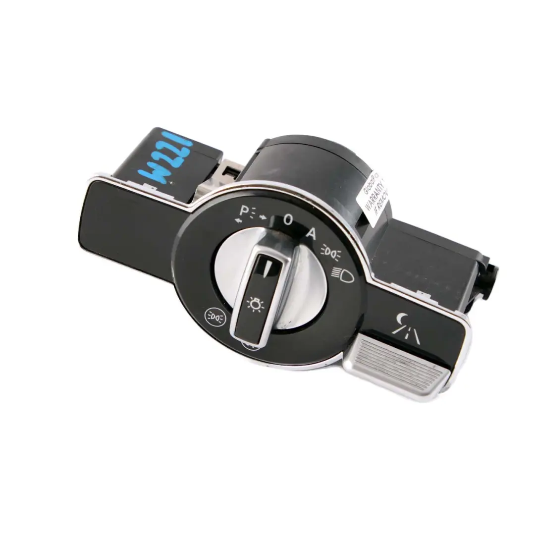 Mercedes-Benz S W221 Headlight Light Switch Control Unit Button to with Part number A2219054000 Mercedes-Benz S W221 Headlight Light Switch Control Unit Button - SKU rhd-A2219054000 - Part number A2219054000