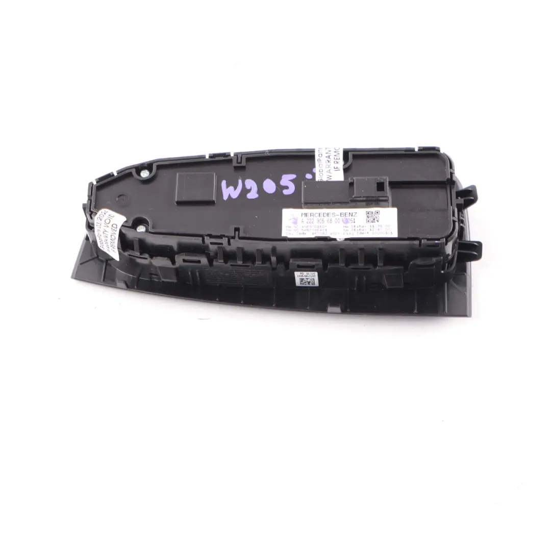Window Lifter Switch Front Driver Side Control Panel to Mercedes W205 with Part number A2229056800 Mercedes W205 Window Lifter Switch Front Driver Side Control Panel - SKU rhd-A2229056800 - Part number A2229056800