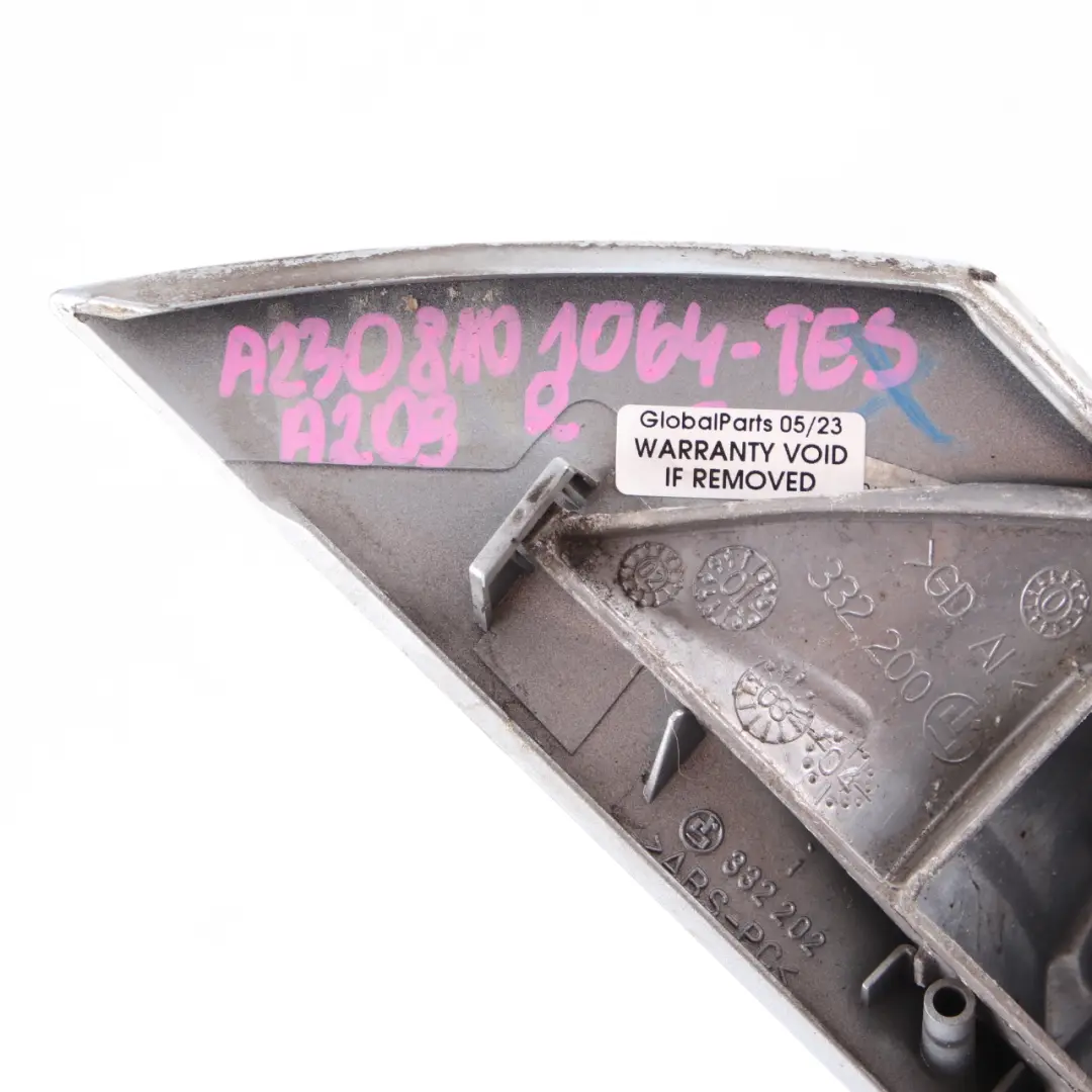 Wing Mirror Right Door O/S Tellurium Silver Metallic - 762 to Mercedes CLK W209 with Part number A2308101064 Mercedes CLK W209 Wing Mirror Right Door O/S Tellurium Silver Metallic - 762 - SKU rhd-A2308101064-TES - Part number A2308101064