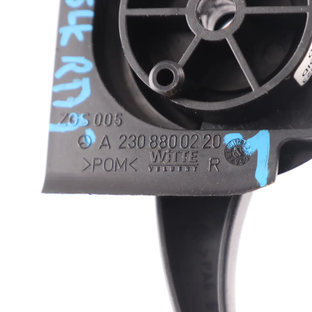 Hood Bonnet Release Handle Lever Right O/S to Mercedes SLK R171 with Part number A2308800220 Mercedes SLK R171 Hood Bonnet Release Handle Lever Right O/S - SKU rhd-A2308800220-1 - Part number A2308800220