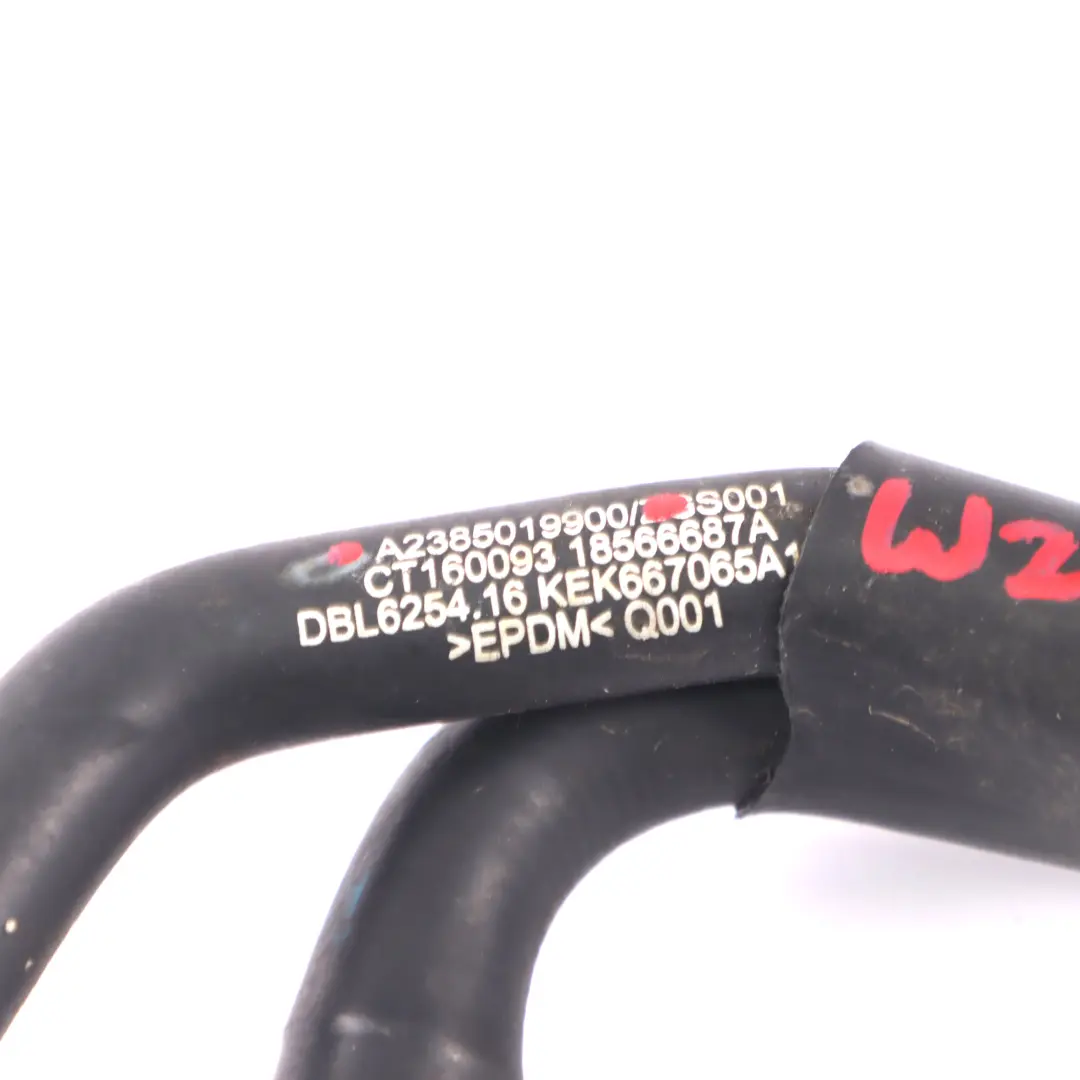 Cooling Hose Pipe Line Diesel OM654 to Mercedes W213 W238 Battery with Part number A2385019900 Mercedes W213 W238 Battery Cooling Hose Pipe Line Diesel OM654 - SKU rhd-A2385019900 - Part number A2385019900
