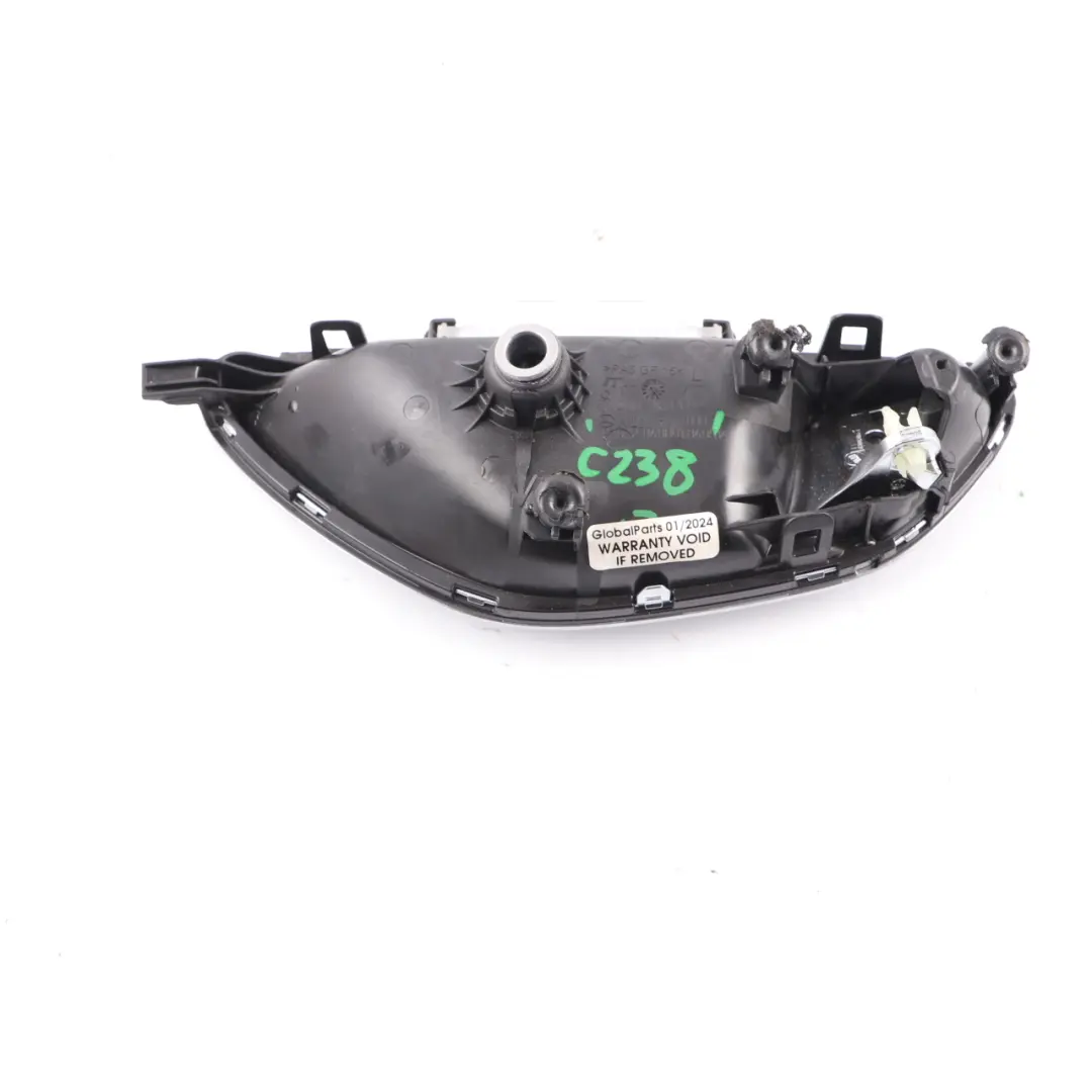 Door Card Handle Cover Interior Trim Front Left N/S Chrome to Mercedes C238 with Part number A2387603100 Mercedes C238 Door Card Handle Cover Interior Trim Front Left N/S Chrome - SKU rhd-A2387603100 - Part number A2387603100