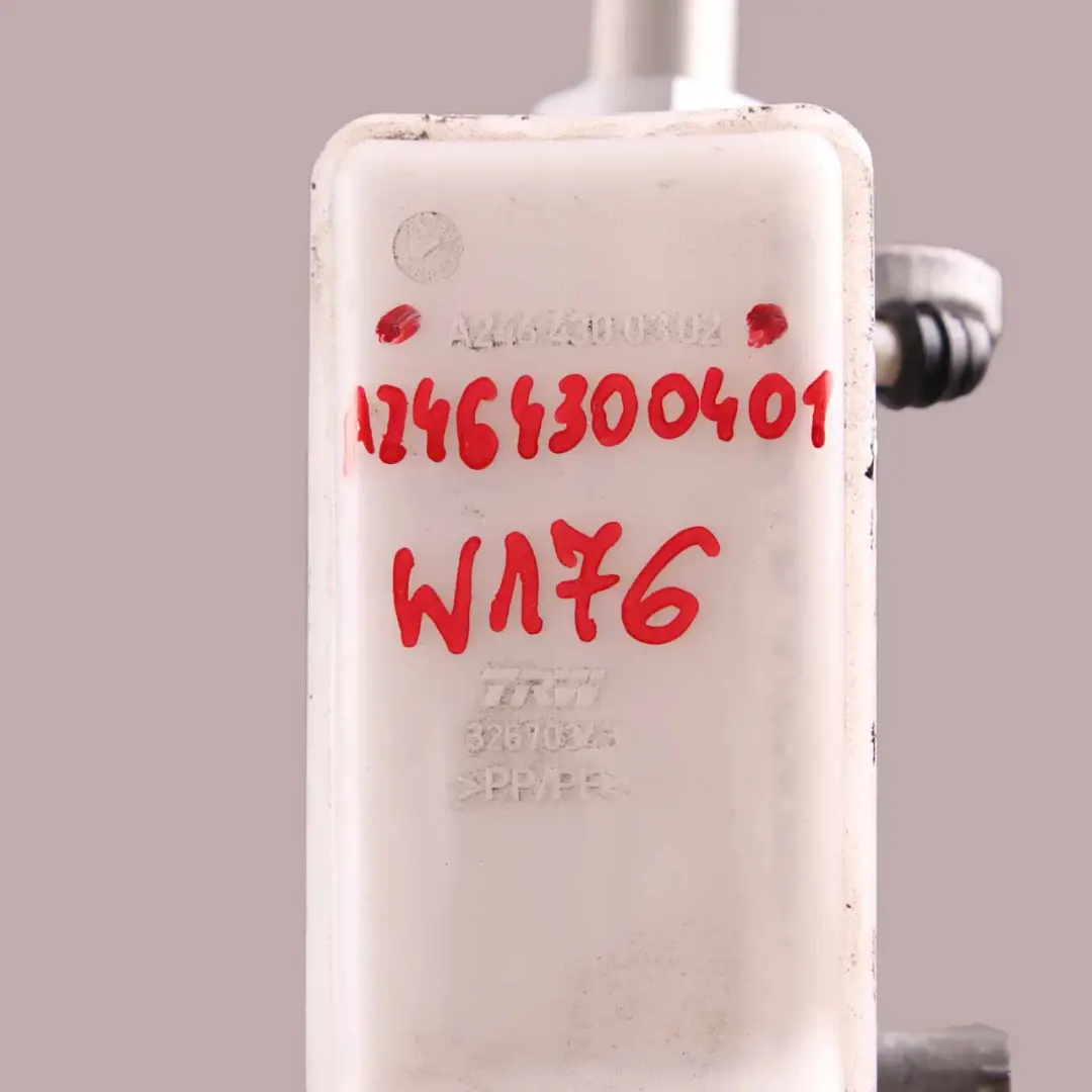 Servo Cylinder Mercedes W176 Brake Master Container Reservoir to with Part number A2464300401 Servo Cylinder Mercedes W176 Brake Master Container Reservoir - SKU rhd-A2464300401 - Part number A2464300401