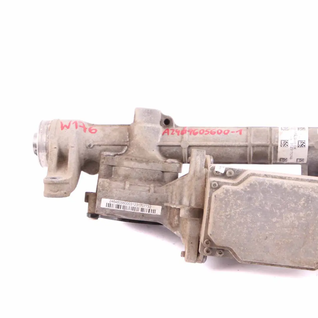 Steering Rack Mercedes W176 Power Box Electrical Pinion Gear to Power with Part number A2464605600 Power Steering Rack Mercedes W176 Power Box Electrical Pinion Gear - SKU rhd-A2464605600 - Part number A2464605600
