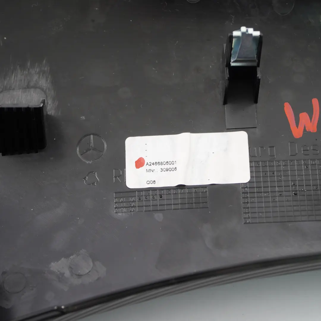 Dashboard Trim Cover Interior Air Vent Frame Panel to Mercedes W246 with Part number A2466806001 Mercedes W246 Dashboard Trim Cover Interior Air Vent Frame Panel - SKU rhd-A2466806001 - Part number A2466806001