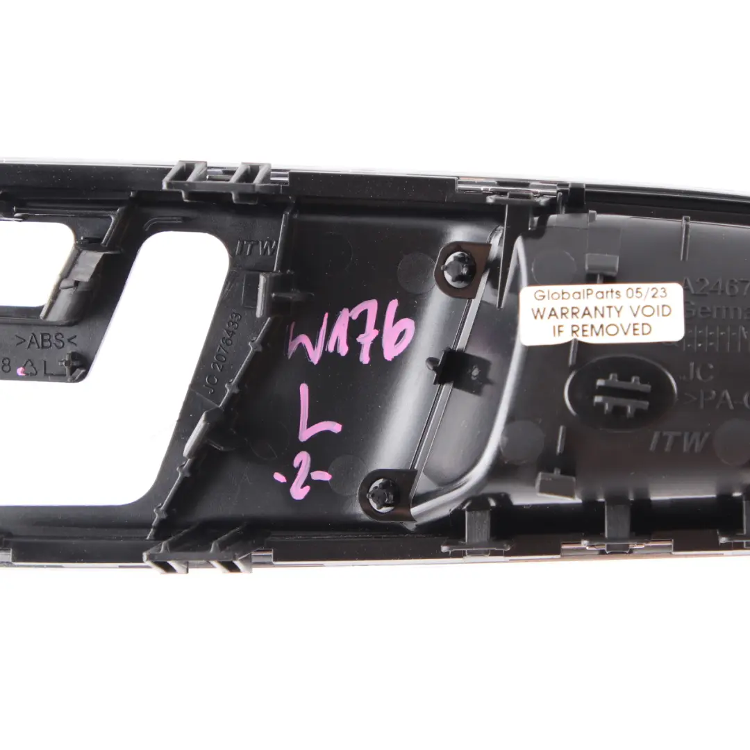Door Grab Mercedes W176 W246 Handle Interior Trim Front Left N/S to with Part number A2467200948 Door Grab Mercedes W176 W246 Handle Interior Trim Front Left N/S - SKU rhd-A2467200948 - Part number A2467200948