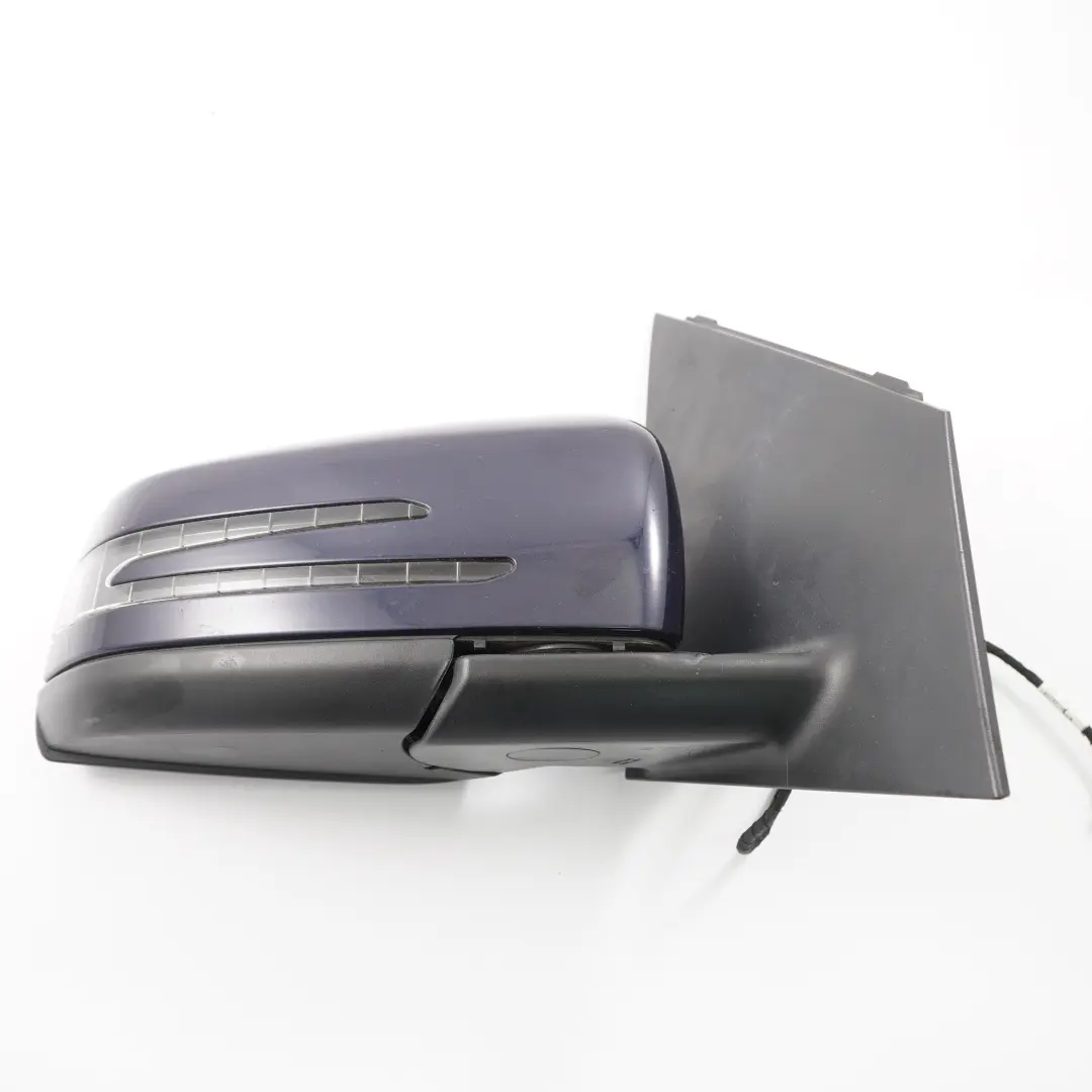 Wing Mirror Power Fold Door Right O/S Outside Cavansite Blue - 890 to Mercedes W246 with Part number A2468100200 Mercedes W246 Wing Mirror Power Fold Door Right O/S Outside Cavansite Blue - 890 - SKU rhd-A2468100200-CVB - Part number A2468100200