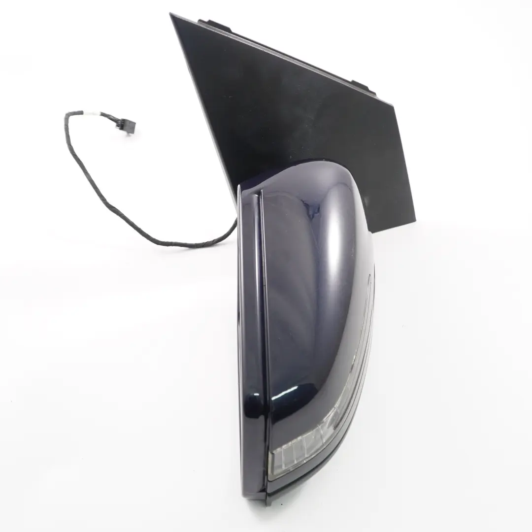 Mercedes W246 Wing Mirror Power Fold Door Right O/S Outside Cavansite Blue - 890 - SKU rhd-A2468100200-CVB - Part number A2468100200