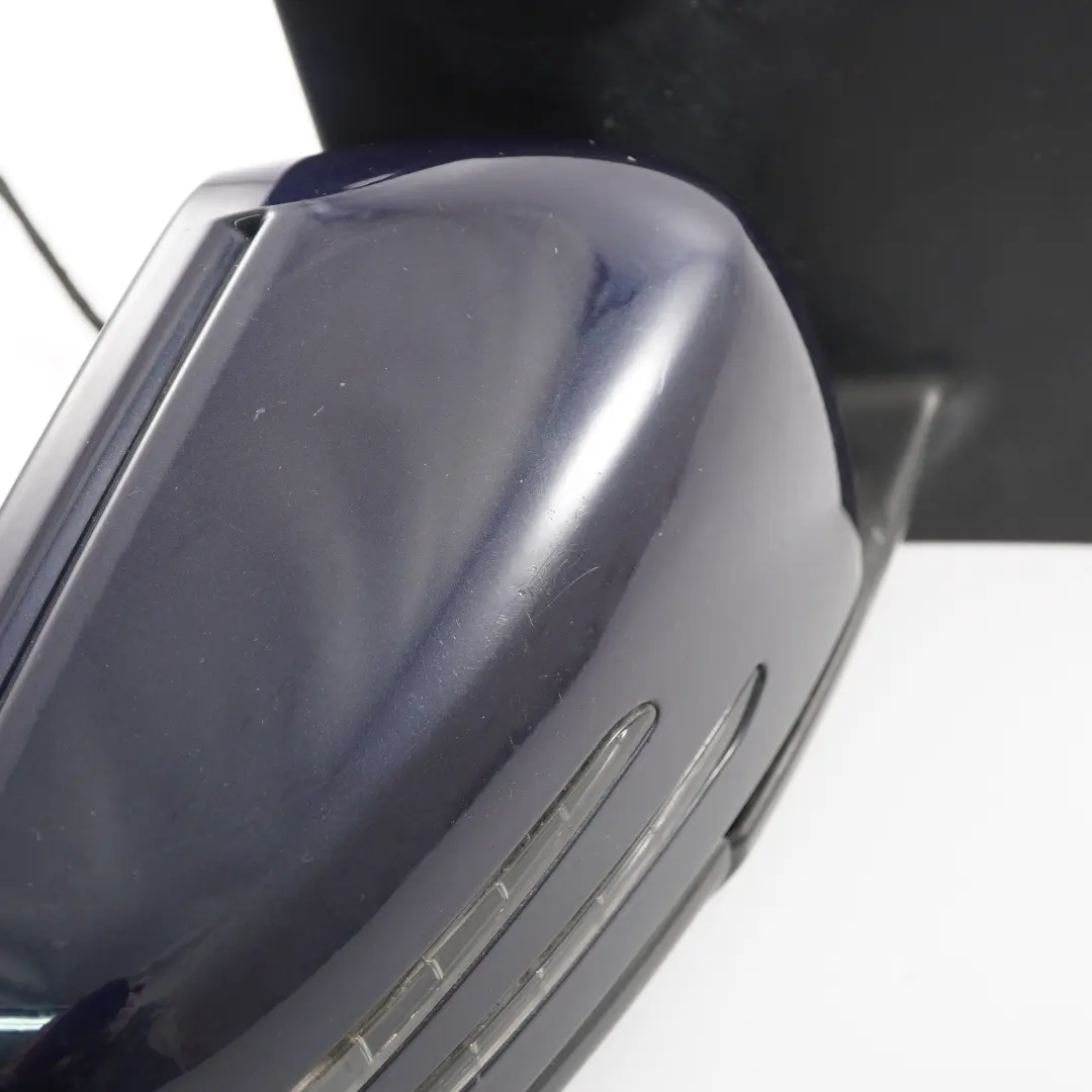 Wing Mirror Power Fold Door Right O/S Outside Cavansite Blue - 890 to Mercedes W246 with Part number A2468100200 Mercedes W246 Wing Mirror Power Fold Door Right O/S Outside Cavansite Blue - 890 - SKU rhd-A2468100200-CVB - Part number A2468100200