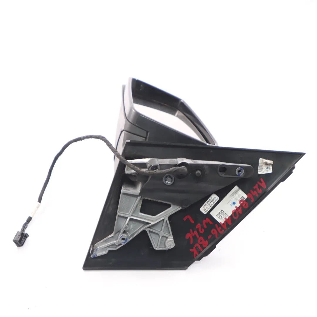 Mercedes W246 Wing Mirror Power Fold Door Left N/S Outside Black - SKU rhd-A2468101176-BLK - Part number A2468101176