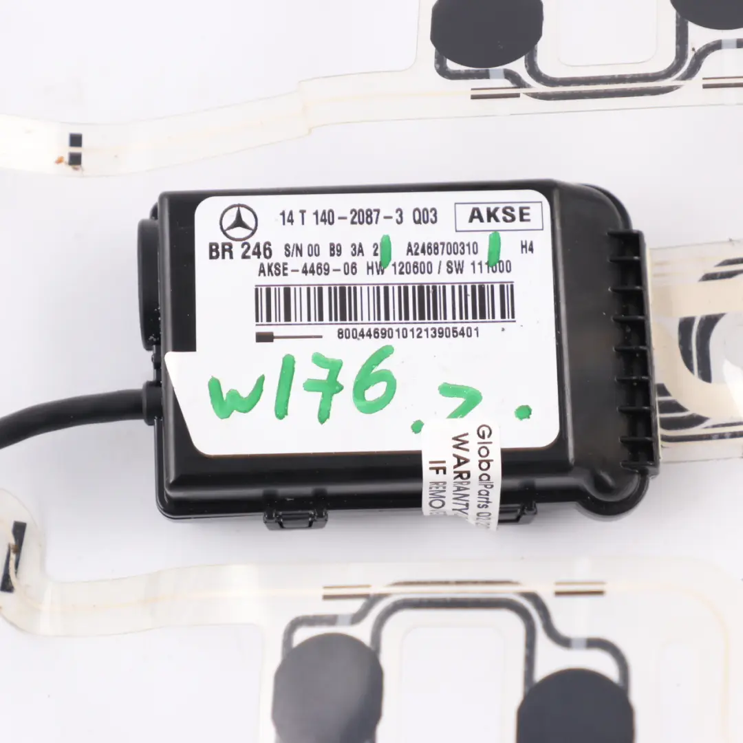 Occupancy Mat Front Passenger Seat Sensor Unit to Mercedes W176 W246 with Part number A2468700310 Mercedes W176 W246 Occupancy Mat Front Passenger Seat Sensor Unit - SKU rhd-A2468700310 - Part number A2468700310