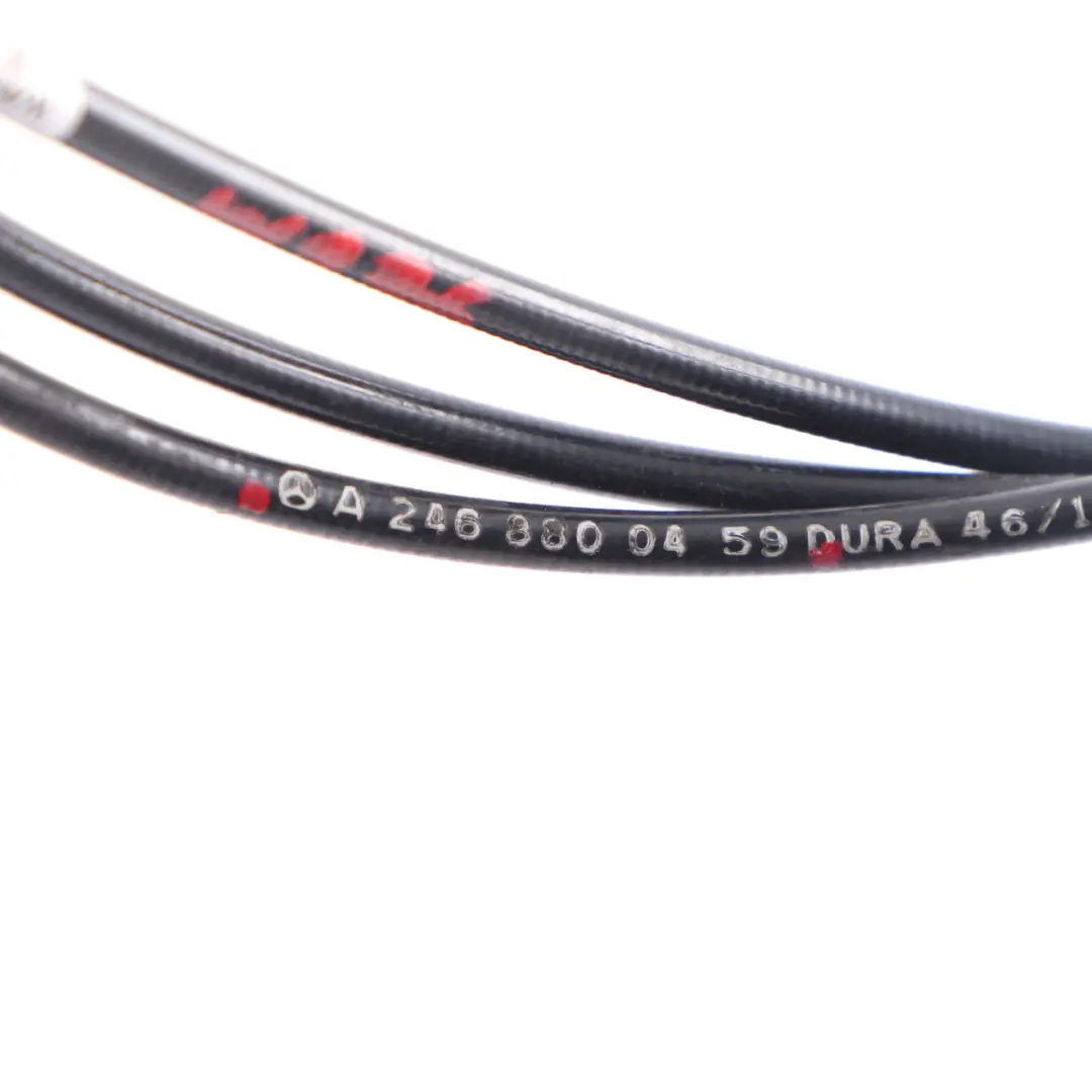 Bonnet Release Cable Mercedes W176 W246 Hood Lock Linkage to with Part number A2468800459 Bonnet Release Cable Mercedes W176 W246 Hood Lock Linkage - SKU rhd-A2468800459 - Part number A2468800459