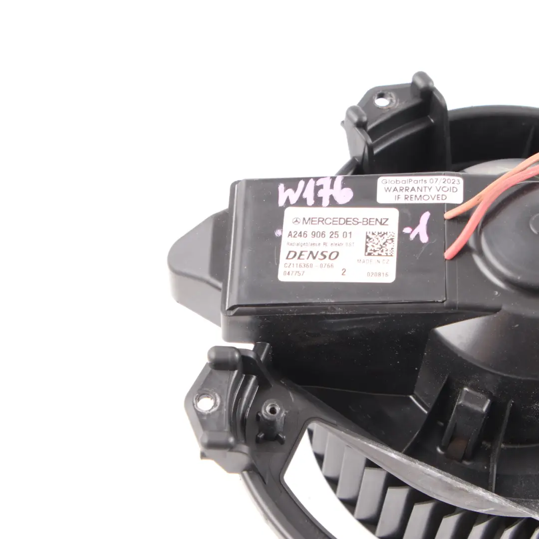  Heater Blower Mercedes W176 W246 Motor Fan Air Conditioning Unit - SKU rhd-A2469062501-1 - Part number A2469062501