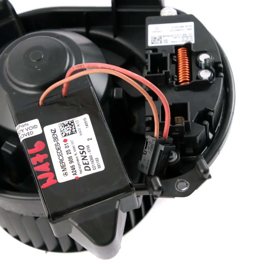 Heater Blower Mercedes W176 W246 Motor Fan Air Conditioning Unit to with Part number A2469062501 Heater Blower Mercedes W176 W246 Motor Fan Air Conditioning Unit - SKU rhd-A2469062501 - Part number A2469062501