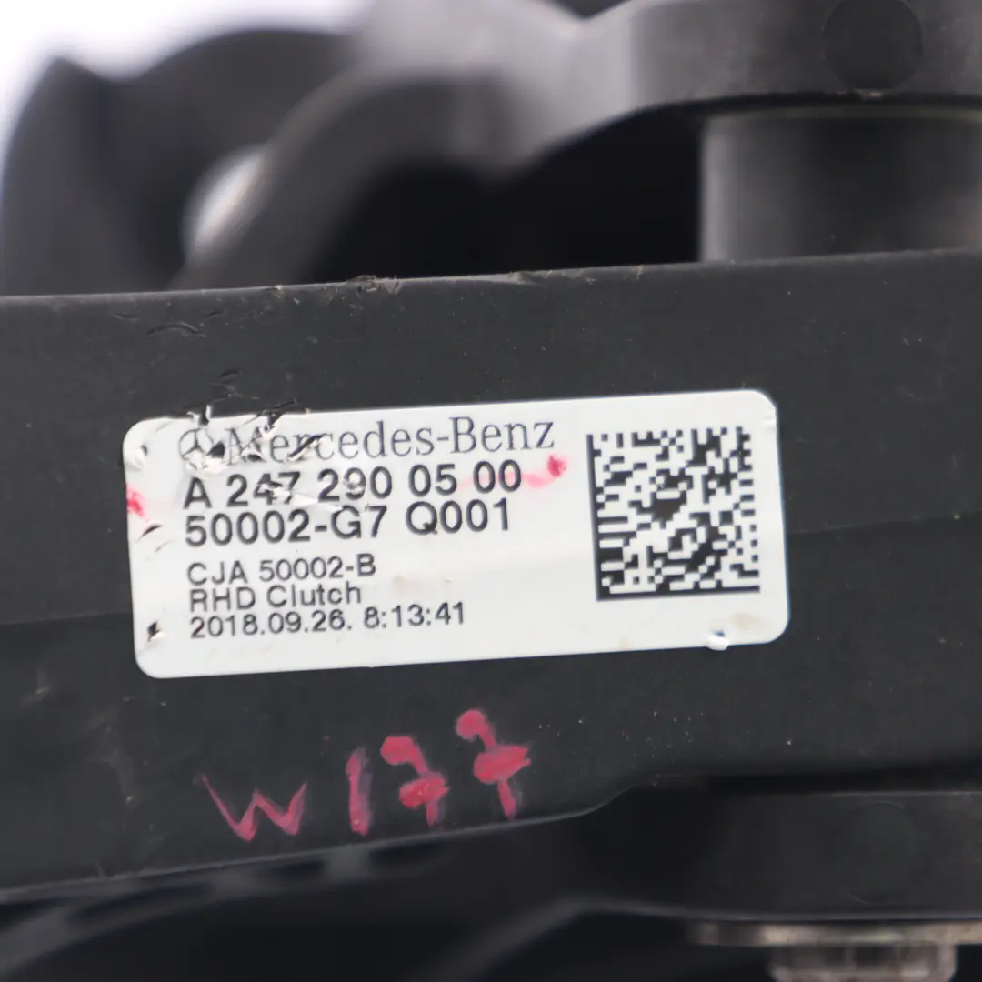 Clutch Pedal Mercedes W177 W247 Pedal Assembly Unit to with Part number A2472900500 Clutch Pedal Mercedes W177 W247 Pedal Assembly Unit - SKU rhd-A2472900500 - Part number A2472900500