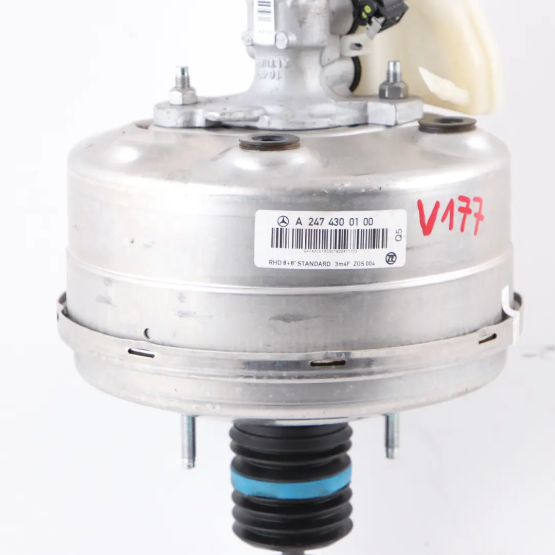 Brake Servo Booster Master Cylinder Braking Unit to Mercedes W177 W247 with Part number A2474300100 Mercedes W177 W247 Brake Servo Booster Master Cylinder Braking Unit - SKU rhd-A2474300100 - Part number A2474300100