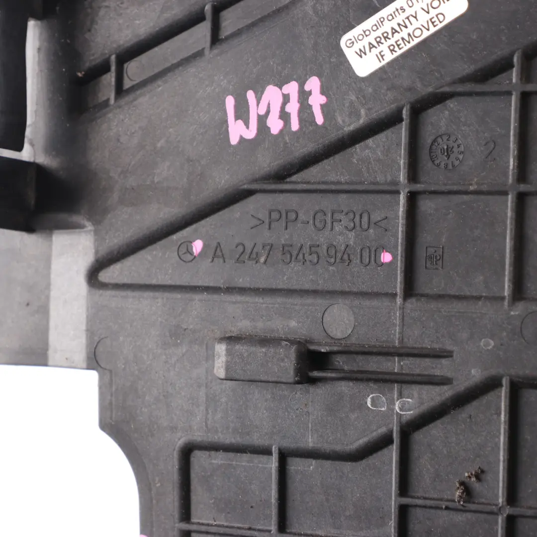 Front Battery Box Tray Housing Cover to Mercedes C118 W177 W247 with Part number A2475459400 Mercedes C118 W177 W247 Front Battery Box Tray Housing Cover - SKU rhd-A2475459400 - Part number A2475459400